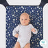 The Peanutshell Pack n Play Sheets, Fitted Mini Crib Sheets, Celestial Space 3 Pack for Boy or Girl