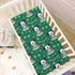 KEIGE A23011183 St. Patrick's Day Dog Shamrock Fitted Crib Sheet for Girls and Boys,Soft Breathable Microfiber Baby
