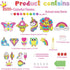 16 4-8 8-12,Kids 5D 5 Suncatchers/5 Keychains/6 BANBBUR Pcs Gem Art for Kids Age Crafts Gem Diamond Art Kit