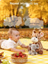 TUMAMA Interactive Giraffe & Elephant Talking Singing Toys, Mimicking Toy with Repeating What You Say, Interactive