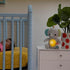Bright Starts Hug-a-Bye Baby Elephant Stuffed Animal Musical Toy, Soft Soother for Newborns and Up with Songs & Lights