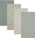 Cudlie 4 Pack Receiving Blankets: Ultra-Soft Essentials for Baby Boys and Girls,