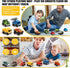 Track Cars Replacement - Glow in The Dark Toy Cars with 3 Flashing LED Lights, Compatible with Most Car Tracks