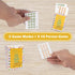 Mexican Train Mini Dominoes Game, 105 Cards + Instructions + Scoresheet, Double 12 and 9 Set for 2-10 Players