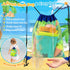 REZUCREY 4 3-10 Beach Toys for Kids Toddlers, Sand Castle Toys with Sand Bucket and Shovels, Mesh Bag & Molds, Ice