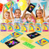 Ximoeo 24Pack 4-8 8-12 Rainbow Scratch Notebook Party Favor For Kids Scratch Art Paper Basket Stuffers, Easter Coloring