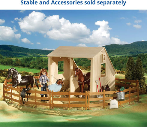 Breyer Freedom Series Horse Corral Fencing Accessories Set | 10-Piece Accessory Set | 1:12 Scale, Model #61064