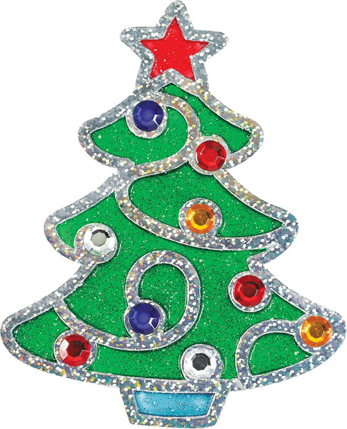 7 6+) Creativity for Kids Holiday Easy Sparkle Window Art Craft Kit: Create Window Art Designs, Holiday Crafts