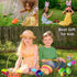 Atiger 18 PCS Easter Egg Fillers with Toys Inside, Easter Basket Stuffers for Toddlers Filled Pull Back Engineering