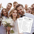 White Theme Bridal Shower Games for 25 Guests - Over or Under Bridal Games, Wedding Advice Cards for Reception