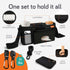 2 Baby Uma Stroller Caddy & Stroller Hooks - Universal Organizer Bag with XL Insulated Cup Holder, Phone Pocket, Wipes