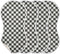 FLildon Muslin Burp Cloth for Baby 4PCS Checkered Black White Super Absorbent Burping