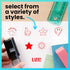 ExcelMark Round Teacher Stamp - Thumbs UP (Outline), RED Ink