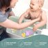 PURELYDOT Elbow Set Comfortable Baby Bath Kneeler & Rest Pad Extra Thick Foam Cushion with Toy Organizer Non-Slip