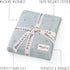 100% Luxury Organic Cotton Pointelle Knit Baby Quilt Blanket for Boys Refined Lightweight Heirloom Nursery Essential
