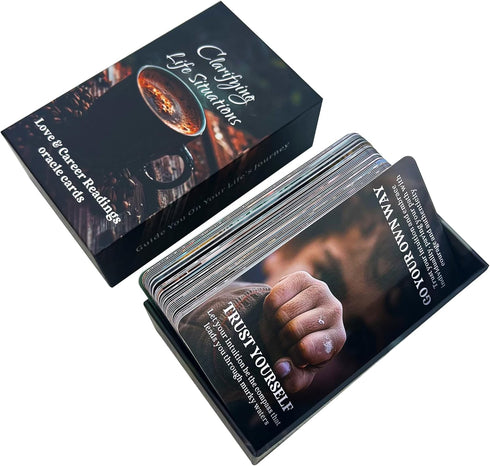 Clarifying Life Situations Oracle Cards, Love and Career Deck for Beginners, Covering Life, Love, and Spiritual Journey