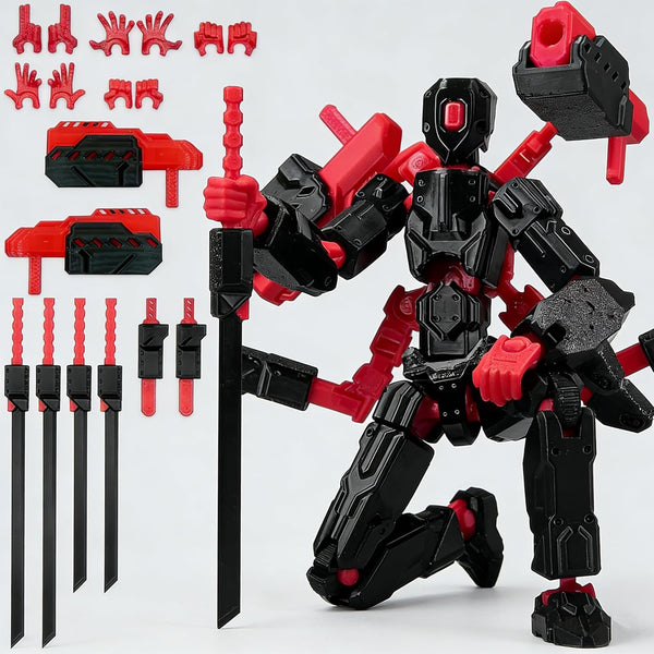MMXBGS T13 Action Figure Set, 3D Printed Dummy 13, Titan 13 with 6