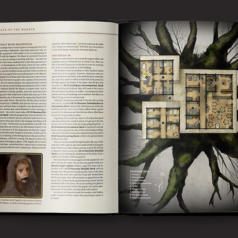 Free League Publishing: Ruins of Symbaroum 5E - Throne of Thorns 1 - Hardcover RPG Book, 2 Adventures Level 7-9