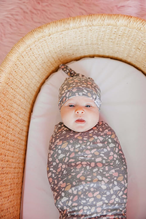 Gemini Large Knit Baby Swaddle Blanket - Premium Quality
