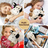 Cuckool Cow Stuffed Animals, Microwavable Stuffed Animals Adorable Fluffy Cow Plush for Warmth & Comfort, Heatable