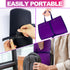 2 12+1 Playmat Holder, Playmat Tube Storage Bag for MTG with Hooks, Fits Game Mats & Tubes with Transparent Plastic