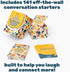 Crated with Love - 141 Outrageous Conversation Starters for Kids, Travel Games Card Deck for Family Topics