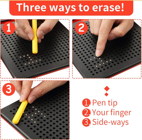 Outus 3 Pieces Replacement Stylus Magnetic Drawing Pen for Magnetic Drawing Board Magnapad A to Z and Numbers 0 to 9