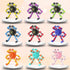 Irvotbes (36PC) Transformable Fidget Spinners,Funny Stress Relief Sensory Fidget Toys,Deformable Chain DIY Robot