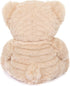 My OLi 7” Plush Teddy Bear Stuffed Animal with Pink Heart, Gifts for Mom, Beige