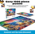 1000 Buffalo Games - Lars Stewart - Winter's Night Bonfire - Piece Jigsaw Puzzle - Colorful, Holiday Puzzles for Adults