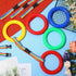 Berlune 36 Pack Toddlers Walking Ropes, Colorful Line and Safety Loops for Preschool, Detachable Transition Rope