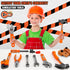 PANPAPA Toddlers-24-Piece 3-5 Tools for Toy Screwdriver & Kids Pliers Kit with Tool Bag, Realistic Construction Toys