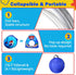 3PC Kids Ball Pits for Toddlers with Kids Play Tent, Kids Tunnel for Baby, Children Pop Up Indoor/Outdoor Playhouse Toy