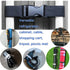 Childproof Refrigerator Cabinet Locks for Double Door Fridge, Kitchen Storage Doors (Black, 14")