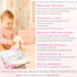 Set Album 5 Luxury Baby Girl Memory Book Keepsake Journal & Milestone from Pregnancy to Age with Premium Gift Box