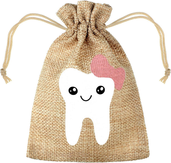 Tooth Fairy Bag Pouch for Boys and Girls to Place Under Pillow