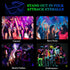 YouRfocus Wireless LED Light Up Glasses, Glow in the Dark Neon Rave Glasses for Rave Party, EDM, Halloween, Christmas