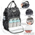 Backpack Backpack Diaper Bag with USB Charging Port Stroller Straps and Insulated Pocket,army military Travel Nappy