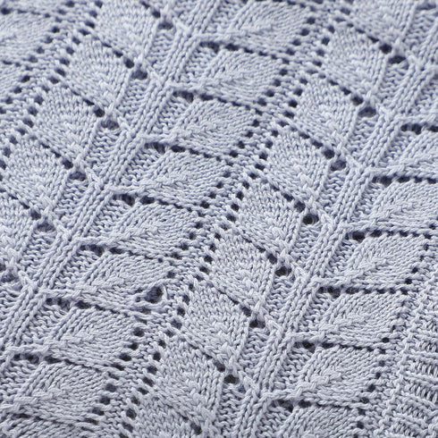 Neiwech Cozy 30x40 Inch Cotton Baby Blanket Knit Soft Lightweight Stroller Crib Nursery Receiving Swaddling Blankets