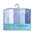 Spasilk Washcloth Wipes Set, Soft Terry Washcloth Set for Newborns, Pack of 10, Blue