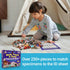 (250 Set) DANCING BEAR Rock, Mineral & Geodes Treasure Hunt Activity Kit Pc Real Shark Teeth Fossils, ID Sheet & Rock