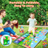 80 1-3, 1 2 3 4 5 MOMUSE Piano Music Mat with Sounds, Large Animal Car Touch Blanket Playmat Carpet Musical Toddlers