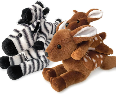 Hideekoog Kids,8 inch Deer Stuffed Animal for Realistic Animal Plush Toy Lying Down Posture Animals,Plush for Boys
