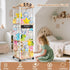 Organizer,120+ Storages,3-Tier handrong Stuffed Animals Storage,Wood Stuffed Animal Holder Plushies Stuffy Toy Storages