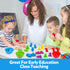 Counting Animals Matching Game with Sorting Bowls | Montessori Preschool Learning Toys for Kids - Zoo