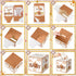 82 Pcs Baby Shower Games, Guess How Many Bears with Game Box, Baby Bottle, Guessing Cards, and Pencils for Gender Reveal