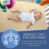 Abstract 28"x52" Cotton Crib Sheets - Fitted Crib Sheet for Standard Crib Mattress - Ultra Soft Crib Sheets for Boys