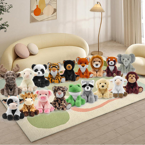 Hideekoog 1-3 -8.5 Inch Fox Stuffed Animal Toy, Soft Huggable Fox Plush Toys for Kids, Cute Animal Gift for Boys Girls