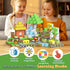 ANDENLEY 100PCS 3+ Magnetic Blocks - Magnet Tiles Stacking Construction Building Blocks Cubes, STEM Building Game