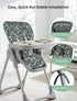 Sprouterie 3-5 Baby High Chair Cover, Machine Washable High Chair Cushion Pad, Waterproof & Soft, Fits Point Harness